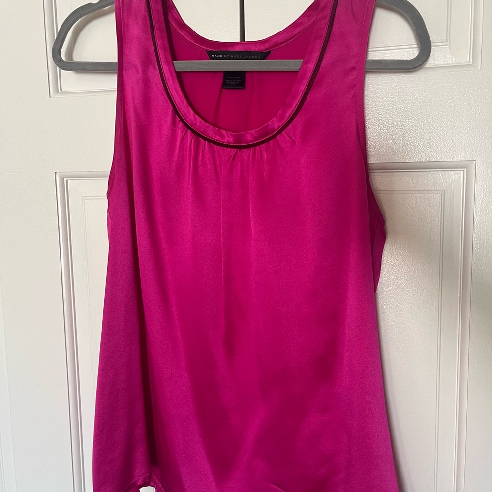 Marc By Marc Jacobs Fuchsia Tank Top